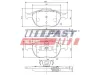 Bremsbelagsatz, Scheibenbremse Vorderachse FAST FT29546 Bild Bremsbelagsatz, Scheibenbremse Vorderachse FAST FT29546