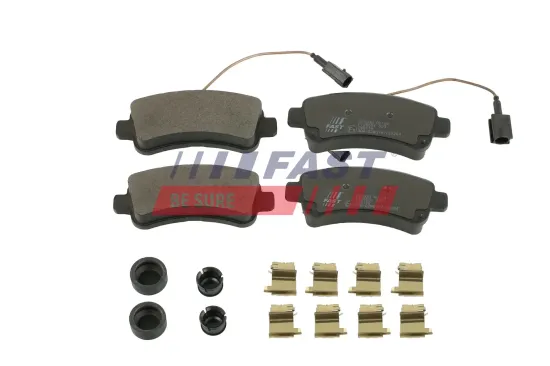 Bremsbelagsatz, Scheibenbremse Hinterachse FAST FT29551 Bild Bremsbelagsatz, Scheibenbremse Hinterachse FAST FT29551