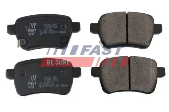 Bremsbelagsatz, Scheibenbremse Hinterachse FAST FT29554 Bild Bremsbelagsatz, Scheibenbremse Hinterachse FAST FT29554