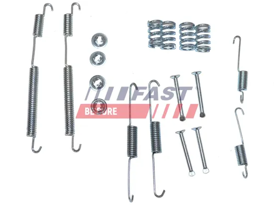 Zubehörsatz, Bremsbacken Hinterachse links Hinterachse rechts FAST FT32385 Bild Zubehörsatz, Bremsbacken Hinterachse links Hinterachse rechts FAST FT32385