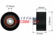 Spannrolle, Zahnriemen FAST FT44087