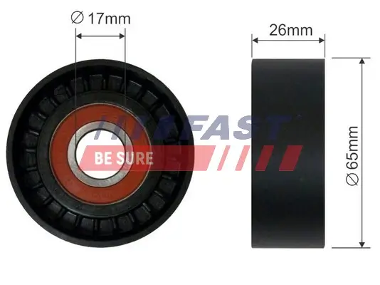 Spannrolle, Keilrippenriemen FAST FT44539