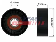 Spannrolle, Keilrippenriemen FAST FT44540