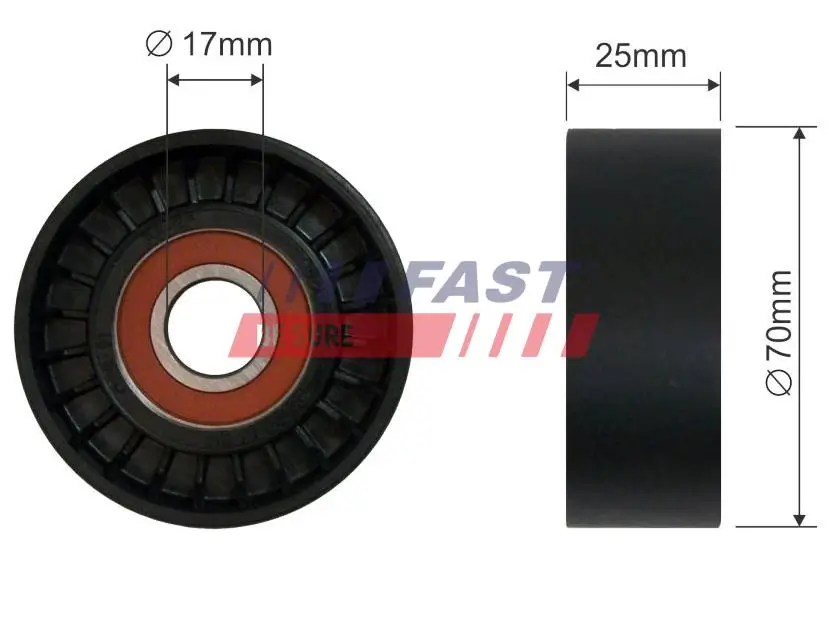 Spannrolle, Keilrippenriemen FAST FT44551