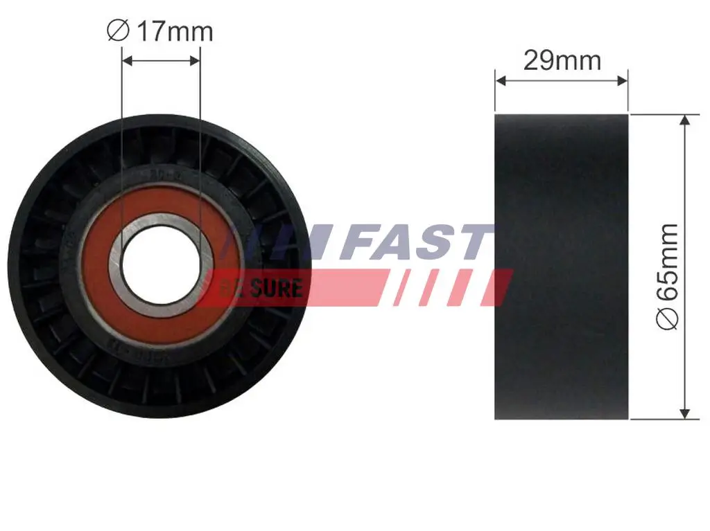 Stoßfänger hinten FAST FT91103G
