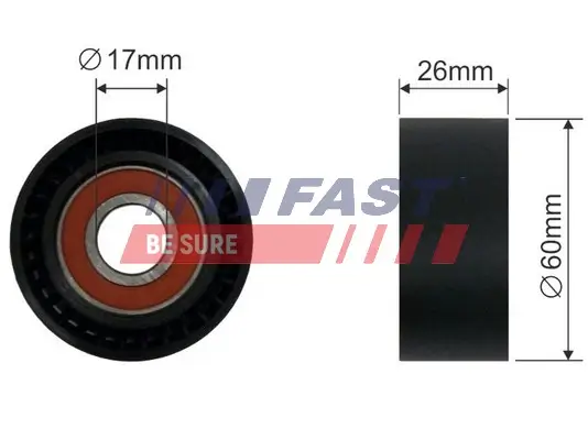 Spannrolle, Keilrippenriemen FAST FT44565