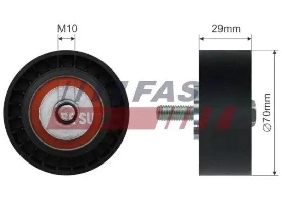 Umlenk-/Führungsrolle, Keilrippenriemen FAST FT44575 Bild Umlenk-/Führungsrolle, Keilrippenriemen FAST FT44575