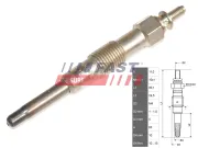 Glühkerze FAST FT82727
