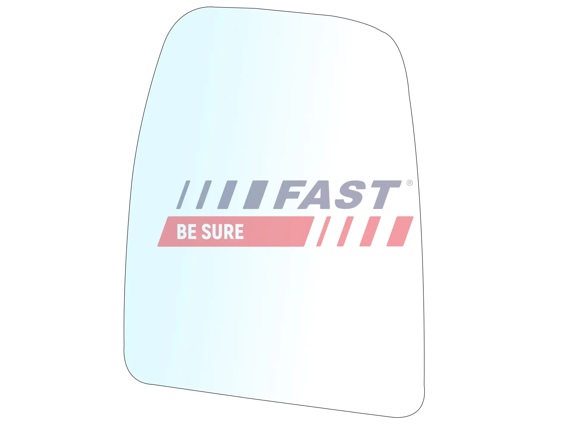 Spiegelglas rechts FAST FT88576