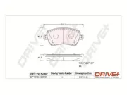 Bremsbelagsatz, Scheibenbremse Dr!ve+ DP1010.10.0001