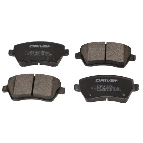 Bremsbelagsatz, Scheibenbremse Vorderachse DR!VE+ DP1010.10.0001 Bild Bremsbelagsatz, Scheibenbremse Vorderachse DR!VE+ DP1010.10.0001