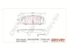 Bremsbelagsatz, Scheibenbremse Hinterachse Dr!ve+ DP1010.10.0004