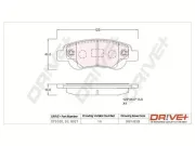 Bremsbelagsatz, Scheibenbremse Dr!ve+ DP1010.10.0017