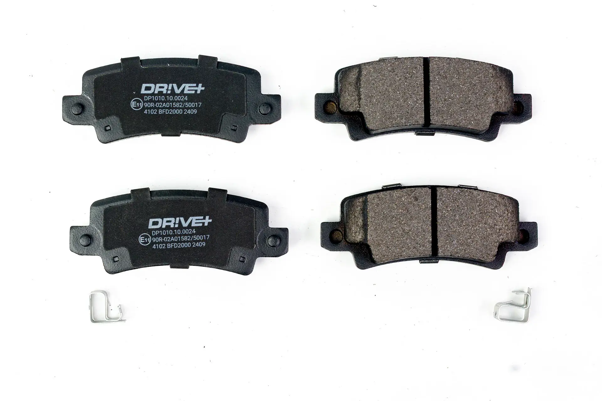 Bremsbelagsatz, Scheibenbremse Hinterachse Dr!ve+ DP1010.10.0024
