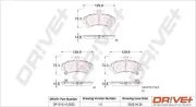 Bremsbelagsatz, Scheibenbremse Dr!ve+ DP1010.10.0032