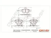 Bremsbelagsatz, Scheibenbremse Vorderachse Dr!ve+ DP1010.10.0044 Bild Bremsbelagsatz, Scheibenbremse Vorderachse Dr!ve+ DP1010.10.0044