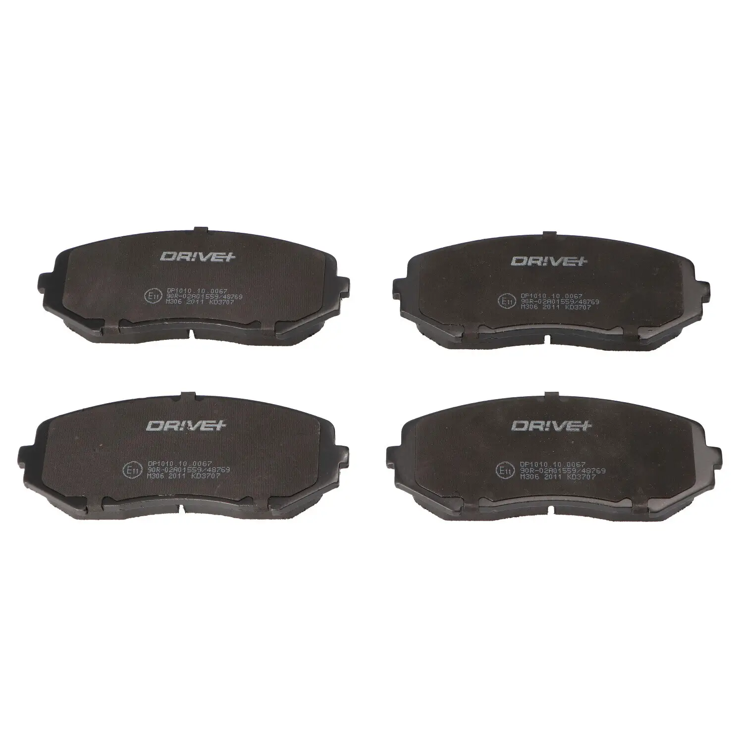 Bremsbelagsatz, Scheibenbremse Vorderachse DR!VE+ DP1010.10.0067