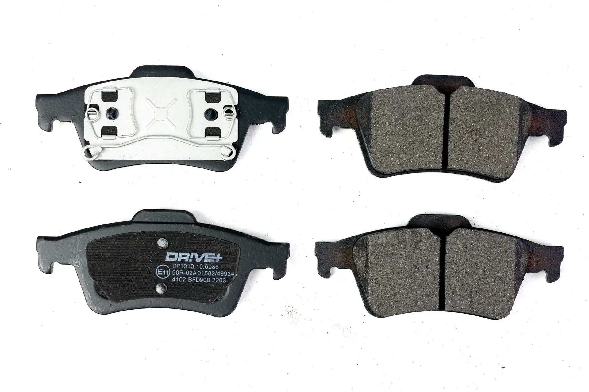Bremsbelagsatz, Scheibenbremse Hinterachse Dr!ve+ DP1010.10.0086