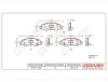 Bremsbelagsatz, Scheibenbremse Vorderachse Dr!ve+ DP1010.10.0087