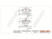 Bremsbelagsatz, Scheibenbremse Dr!ve+ DP1010.10.0154