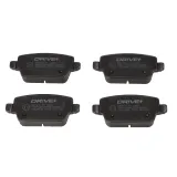 Bremsbelagsatz, Scheibenbremse Hinterachse DR!VE+ DP1010.10.0168