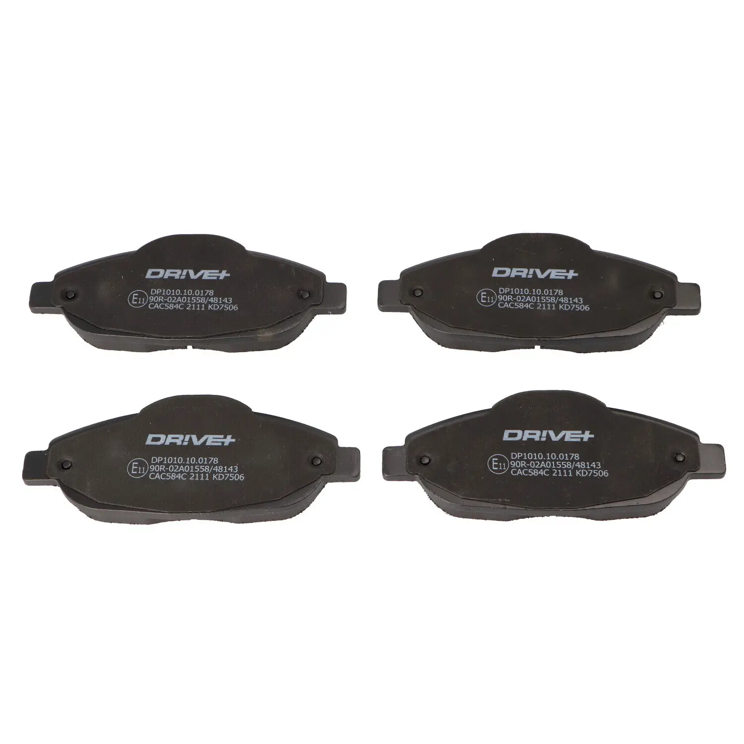 Bremsbelagsatz, Scheibenbremse Vorderachse DR!VE+ DP1010.10.0178