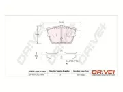 Bremsbelagsatz, Scheibenbremse Dr!ve+ DP1010.10.0197