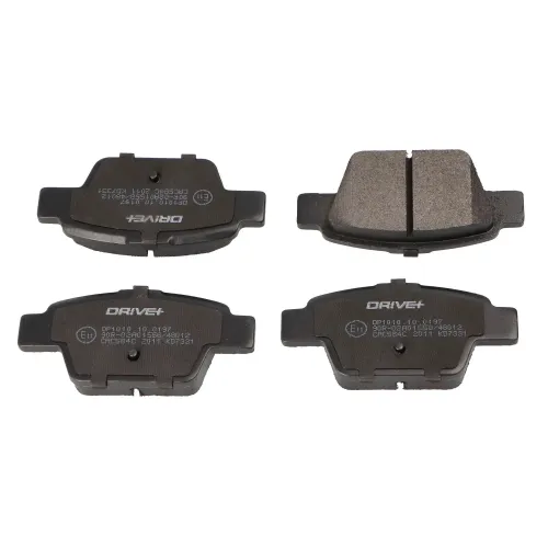 Bremsbelagsatz, Scheibenbremse Hinterachse DR!VE+ DP1010.10.0197 Bild Bremsbelagsatz, Scheibenbremse Hinterachse DR!VE+ DP1010.10.0197