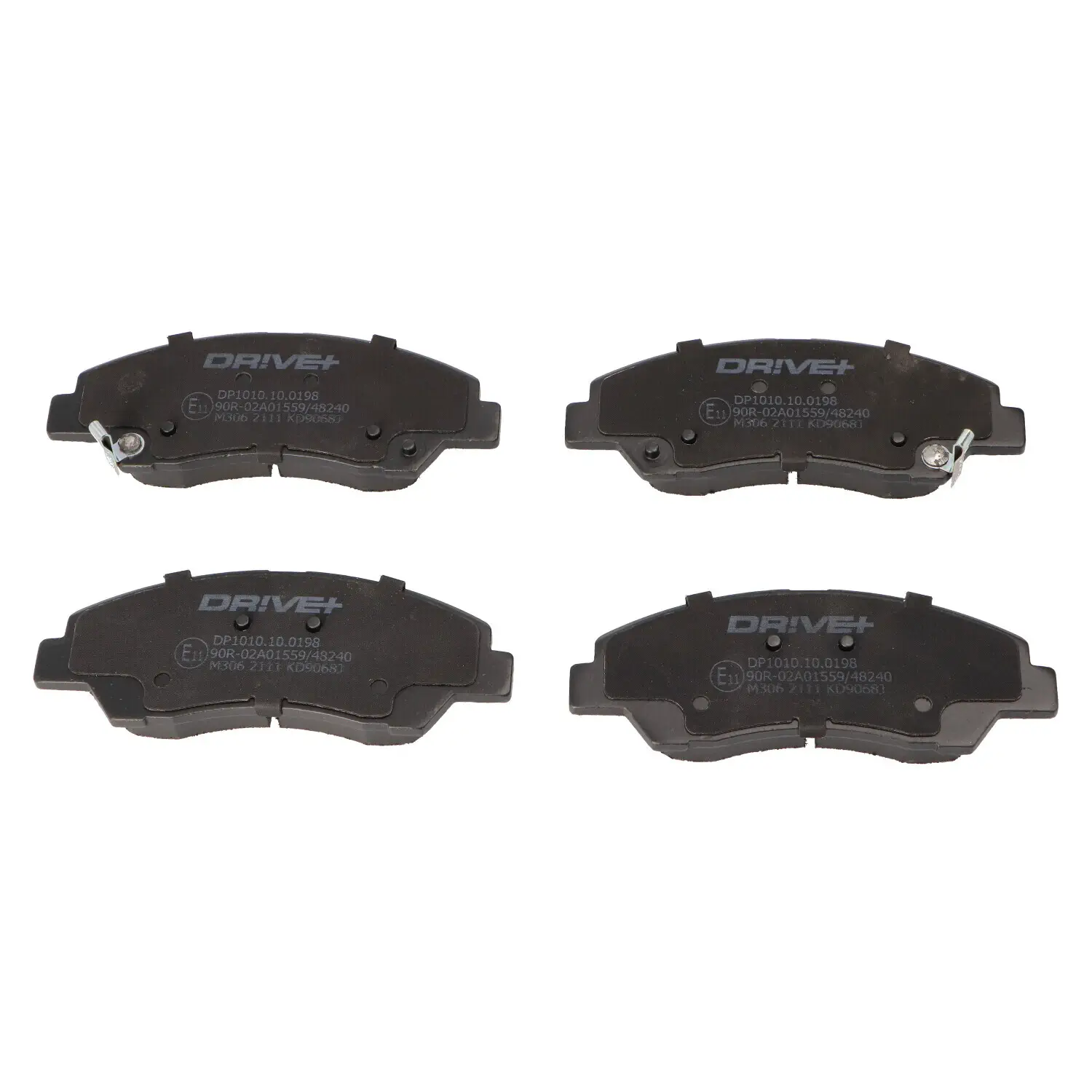 Bremsbelagsatz, Scheibenbremse Vorderachse DR!VE+ DP1010.10.0198