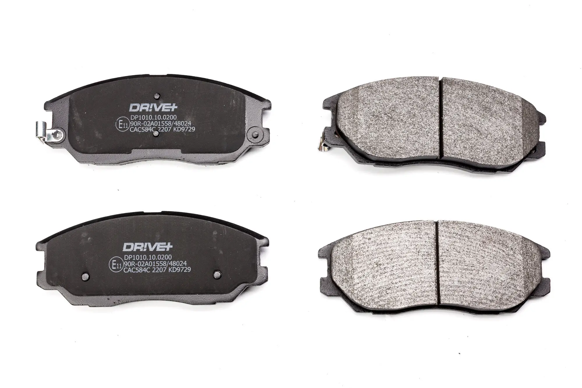 Bremsbelagsatz, Scheibenbremse Vorderachse Dr!ve+ DP1010.10.0200