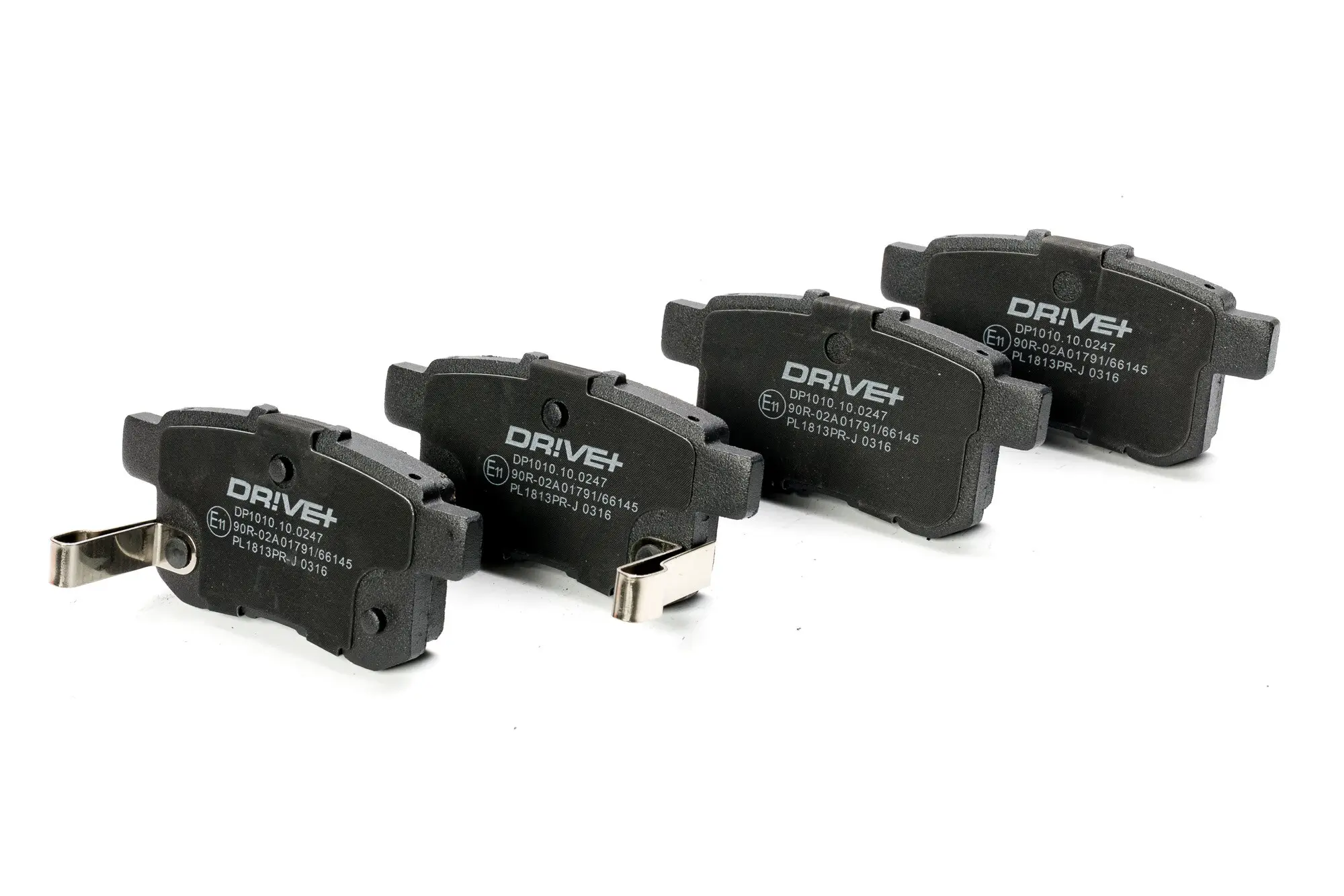 Bremsbelagsatz, Scheibenbremse Hinterachse Dr!ve+ DP1010.10.0247
