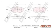 Bremsbelagsatz, Scheibenbremse Dr!ve+ DP1010.10.0254