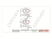 Bremsbelagsatz, Scheibenbremse Dr!ve+ DP1010.10.0306