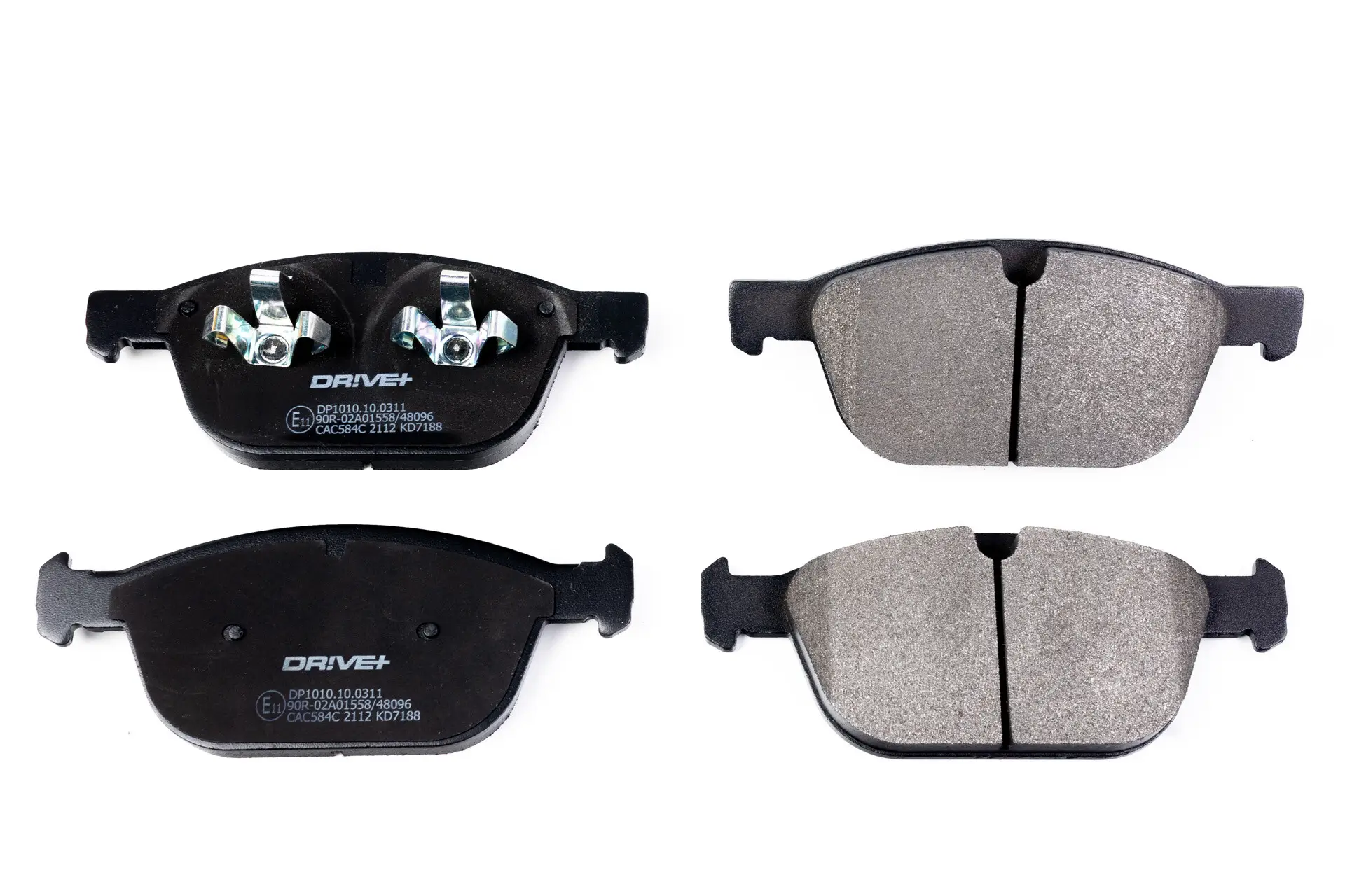 Bremsbelagsatz, Scheibenbremse Vorderachse Dr!ve+ DP1010.10.0311