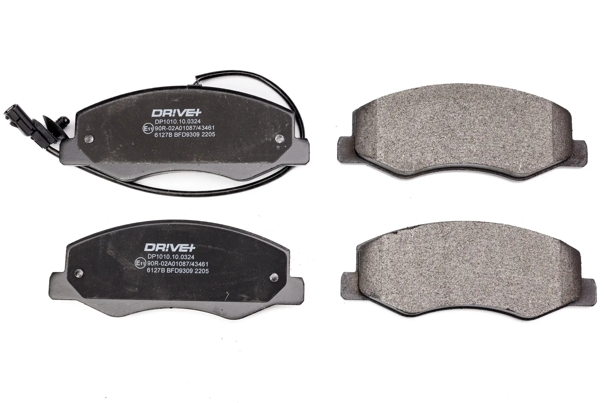Bremsbelagsatz, Scheibenbremse Hinterachse Dr!ve+ DP1010.10.0324
