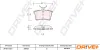 Bremsbelagsatz, Scheibenbremse Hinterachse DR!VE+ DP1010.10.0337 Bild Bremsbelagsatz, Scheibenbremse Hinterachse DR!VE+ DP1010.10.0337