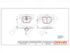 Bremsbelagsatz, Scheibenbremse Hinterachse Dr!ve+ DP1010.10.0341 Bild Bremsbelagsatz, Scheibenbremse Hinterachse Dr!ve+ DP1010.10.0341