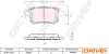 Bremsbelagsatz, Scheibenbremse Hinterachse DR!VE+ DP1010.10.0444 Bild Bremsbelagsatz, Scheibenbremse Hinterachse DR!VE+ DP1010.10.0444
