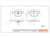 Bremsbelagsatz, Scheibenbremse Hinterachse Dr!ve+ DP1010.10.0477 Bild Bremsbelagsatz, Scheibenbremse Hinterachse Dr!ve+ DP1010.10.0477