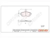 Bremsbelagsatz, Scheibenbremse Vorderachse Dr!ve+ DP1010.10.0501