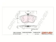 Bremsbelagsatz, Scheibenbremse Hinterachse Dr!ve+ DP1010.10.0521