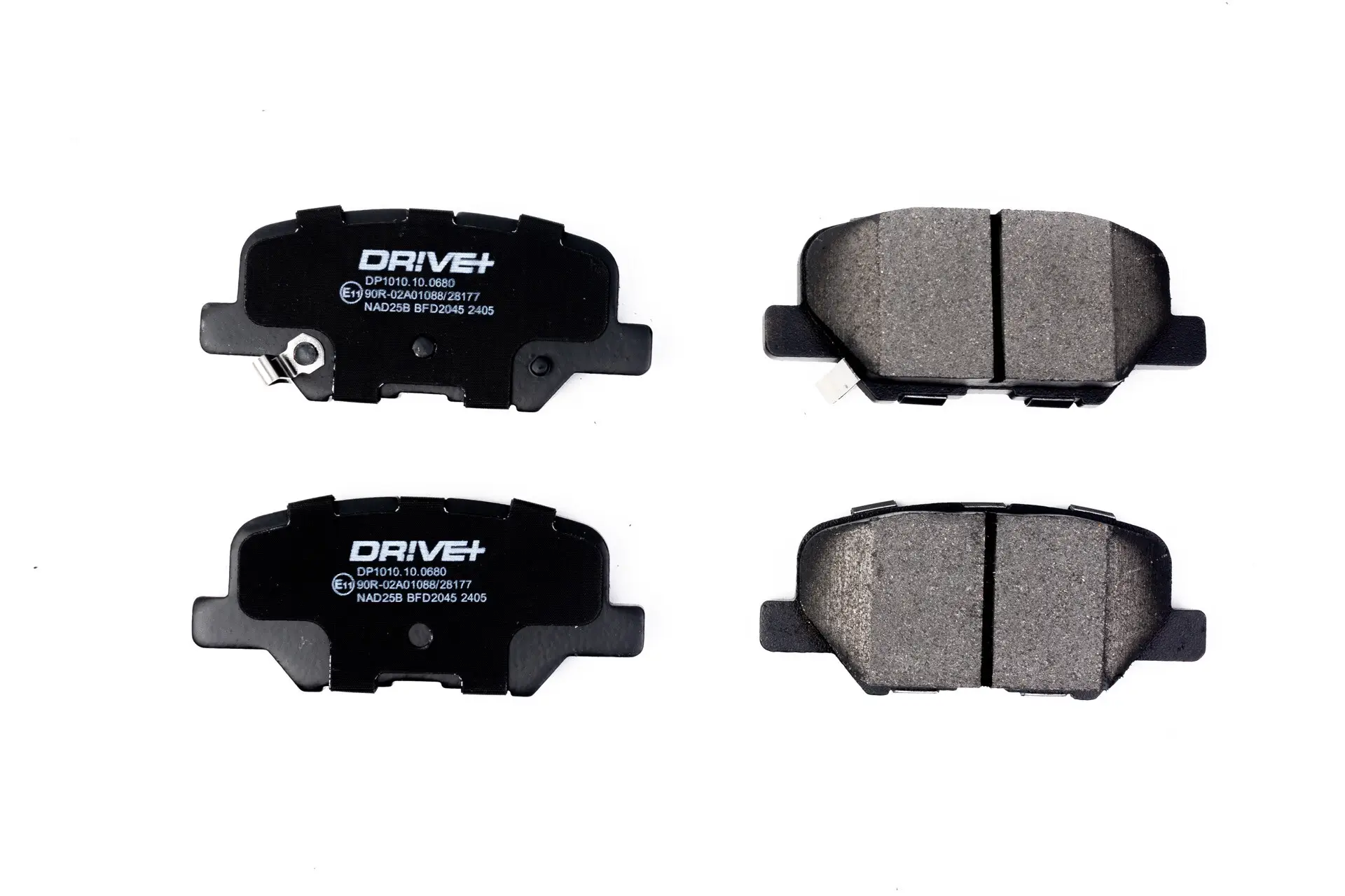 Bremsbelagsatz, Scheibenbremse Hinterachse Dr!ve+ DP1010.10.0680