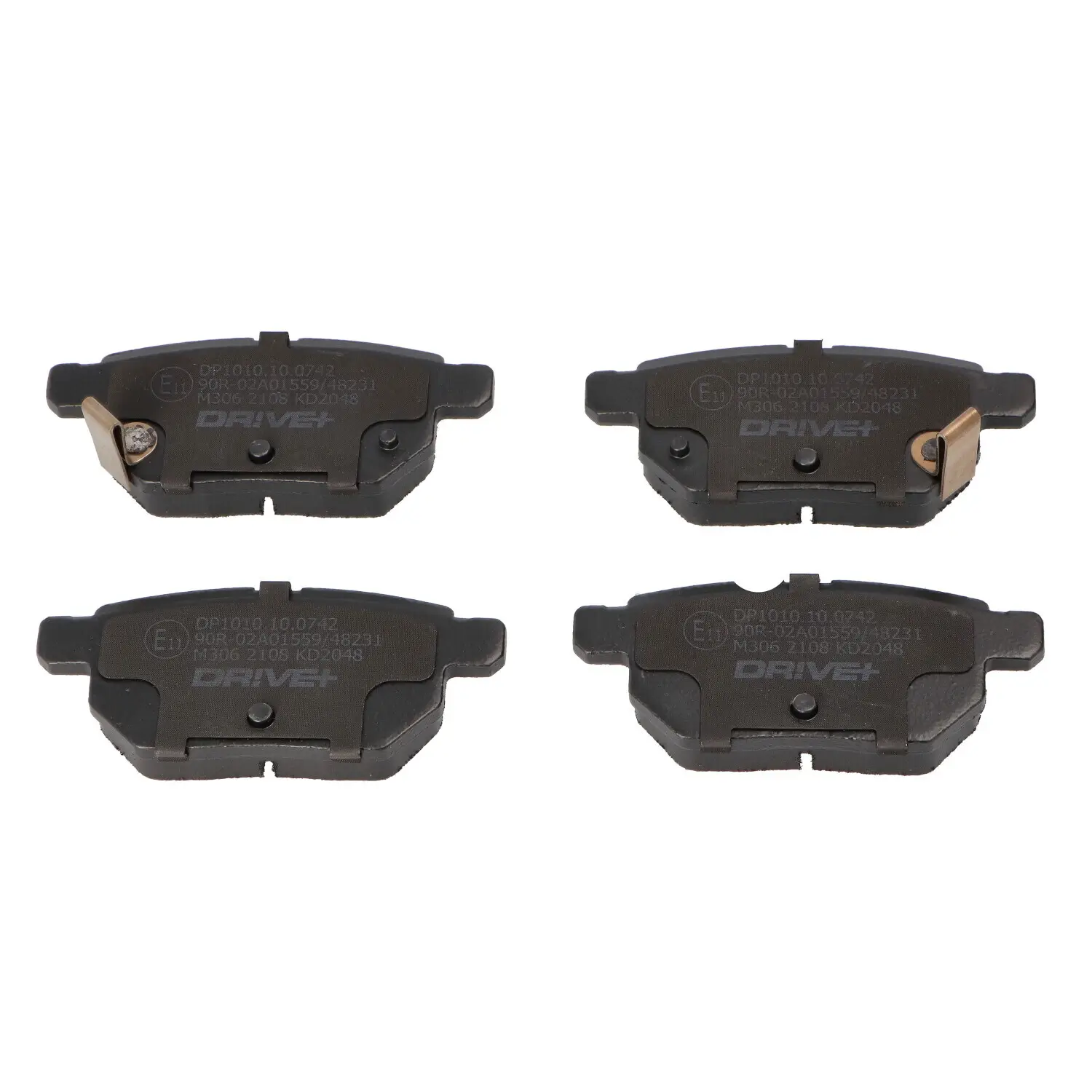 Bremsbelagsatz, Scheibenbremse Hinterachse DR!VE+ DP1010.10.0742