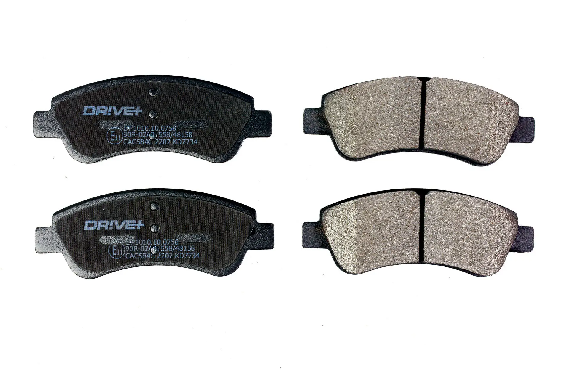 Bremsbelagsatz, Scheibenbremse Vorderachse Dr!ve+ DP1010.10.0758