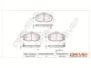Bremsbelagsatz, Scheibenbremse Vorderachse Dr!ve+ DP1010.10.0797 Bild Bremsbelagsatz, Scheibenbremse Vorderachse Dr!ve+ DP1010.10.0797