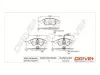 Bremsbelagsatz, Scheibenbremse Vorderachse Dr!ve+ DP1010.10.0799 Bild Bremsbelagsatz, Scheibenbremse Vorderachse Dr!ve+ DP1010.10.0799