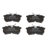 Bremsbelagsatz, Scheibenbremse Hinterachse DR!VE+ DP1010.10.0816