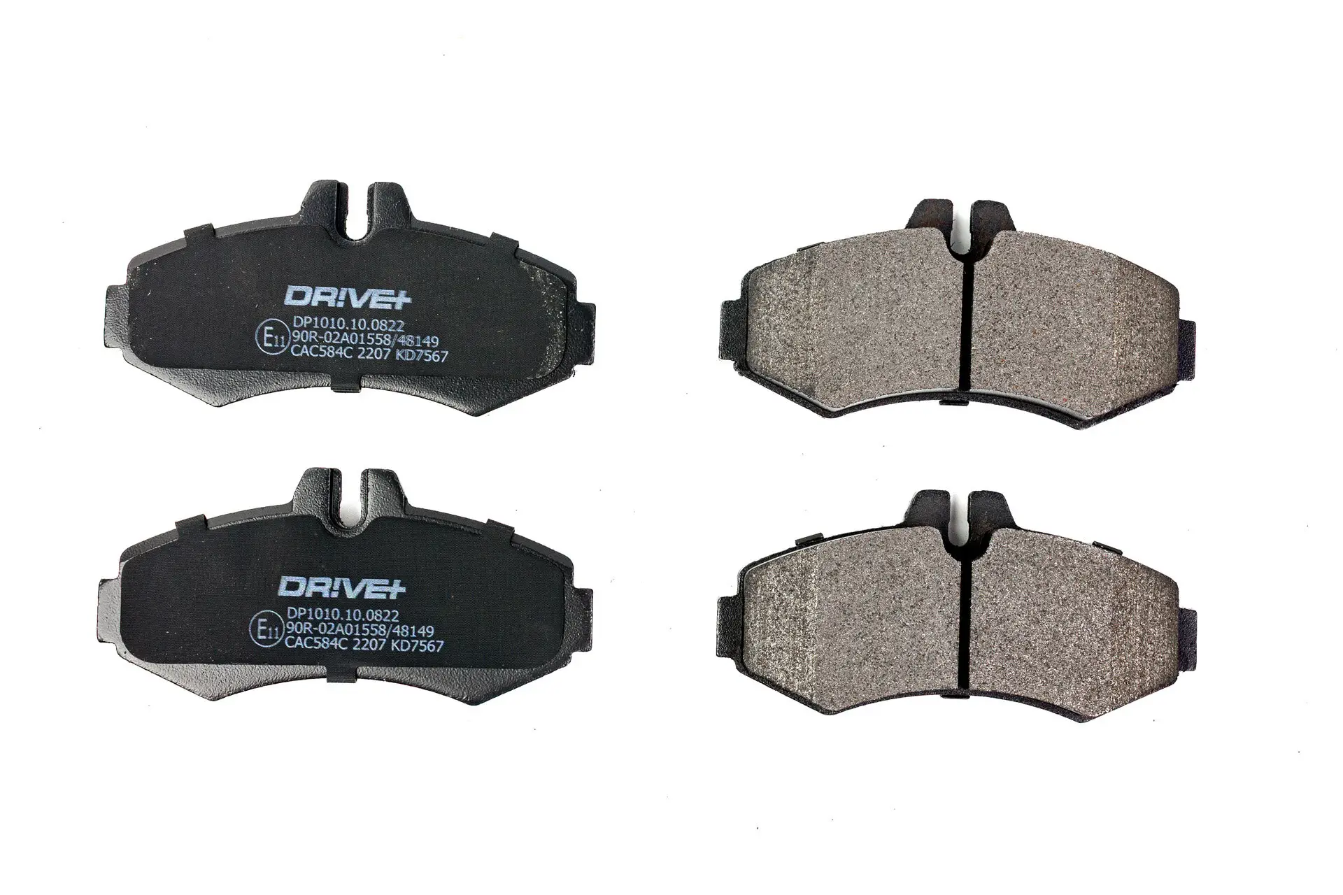 Bremsbelagsatz, Scheibenbremse Vorderachse Dr!ve+ DP1010.10.0822