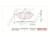 Bremsbelagsatz, Scheibenbremse Vorderachse Dr!ve+ DP1010.10.0836