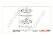 Bremsbelagsatz, Scheibenbremse Dr!ve+ DP1010.10.0844